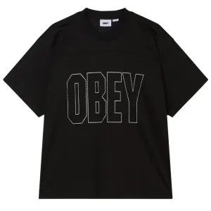 Obey Johnson Practice Jersey Black