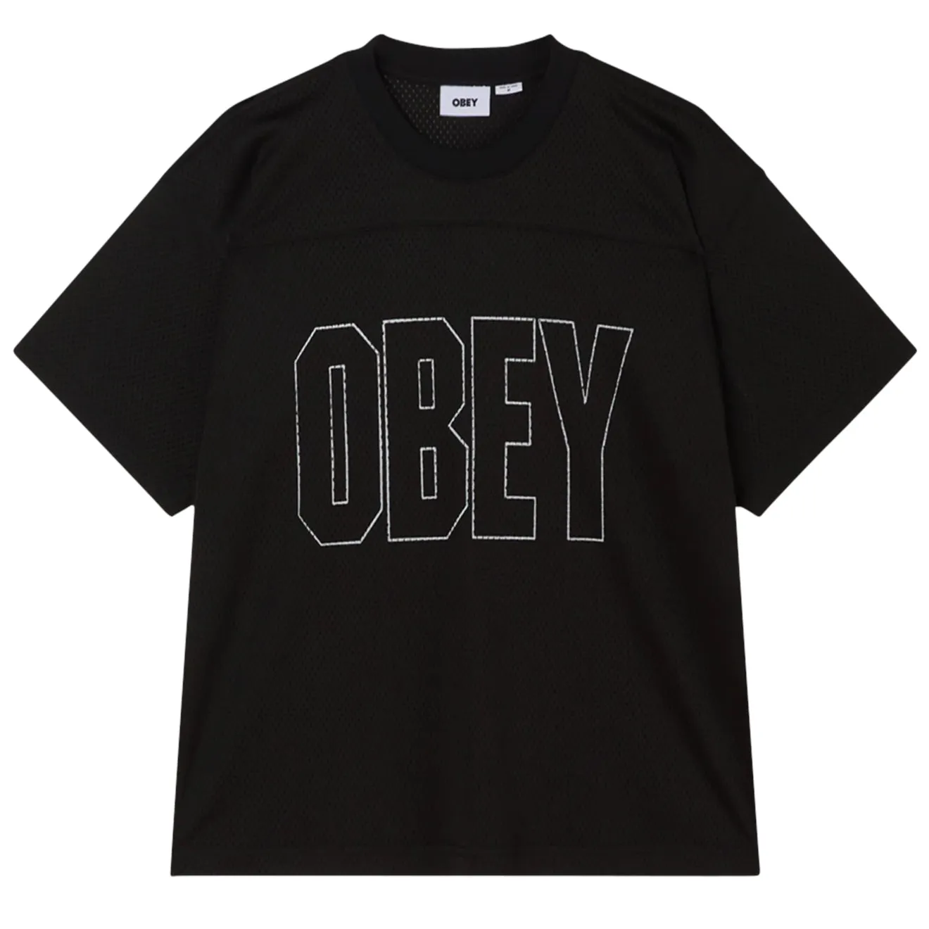 Obey Johnson Practice Jersey Black