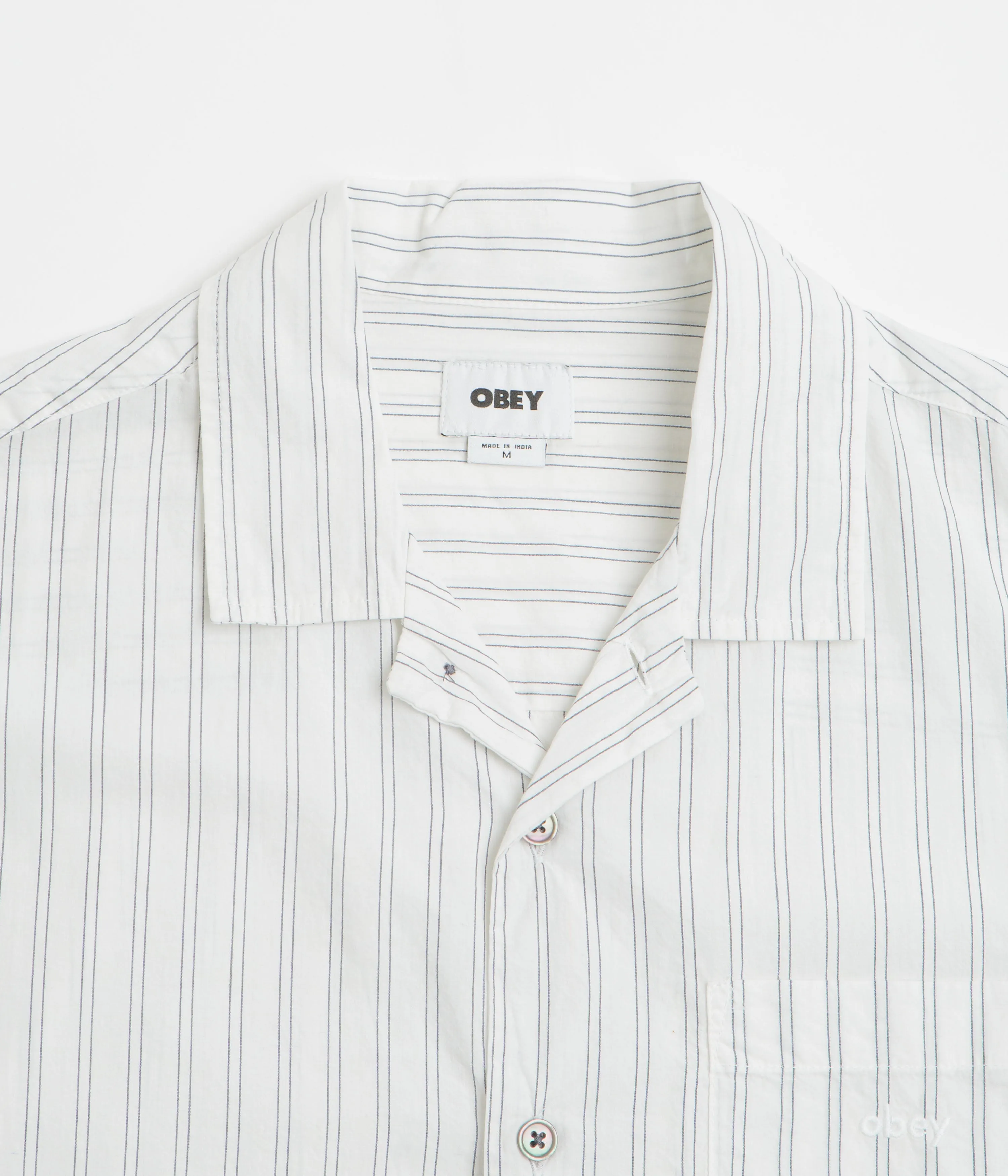 Obey Rizzo Short Sleeve Shirt - White Multi