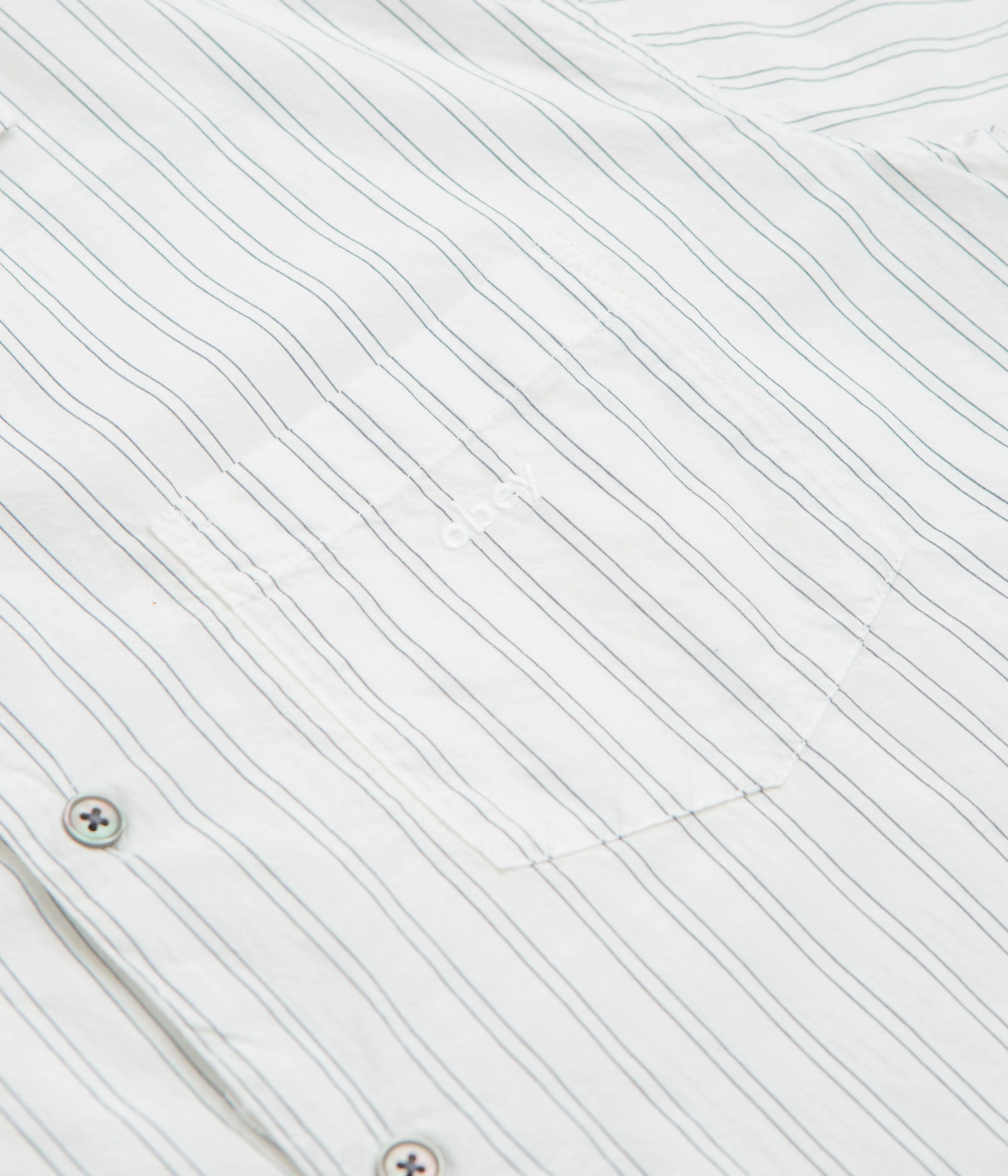Obey Rizzo Short Sleeve Shirt - White Multi