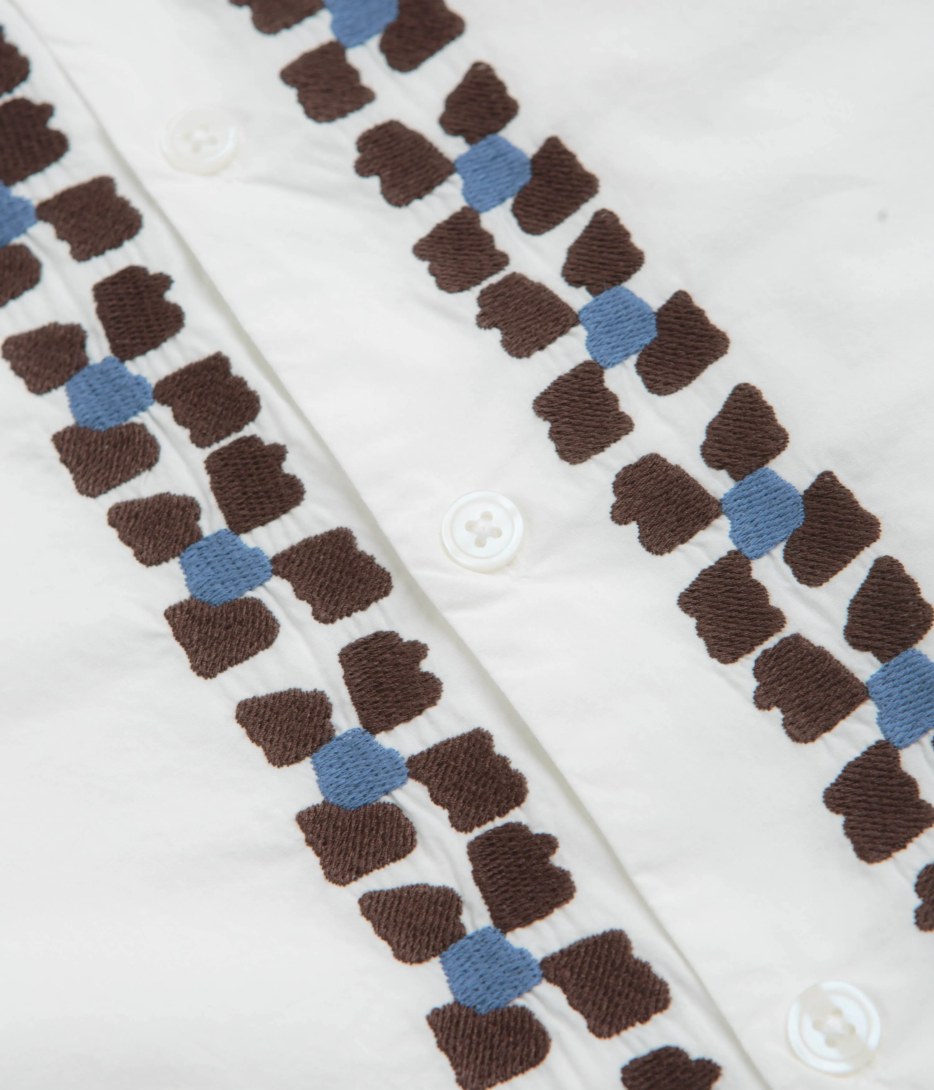 Obey Ruben Short Sleeve Shirt - White Multi