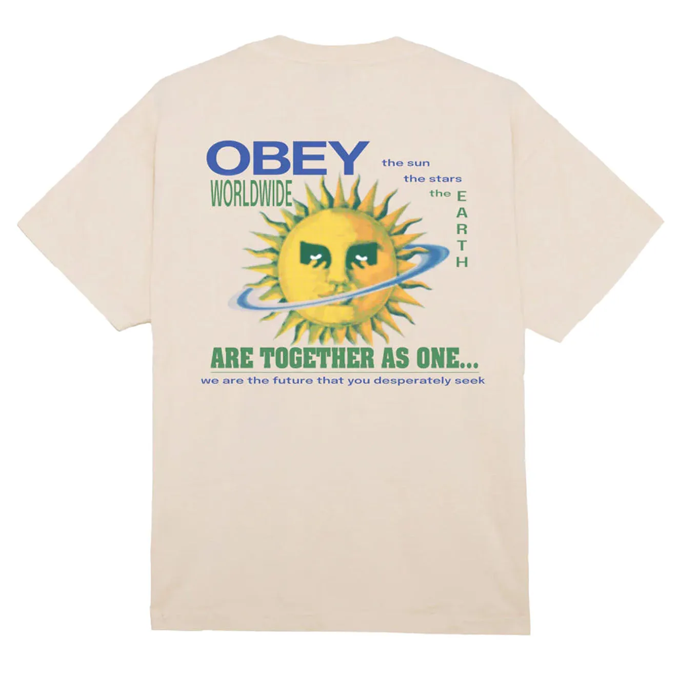 Obey Together As One Heavyweight T-Shirt Sago