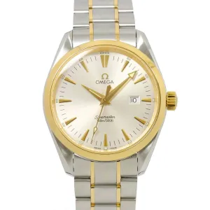 Omega Stainless Steel yellow gold Wristwatch (Pre-Owned)