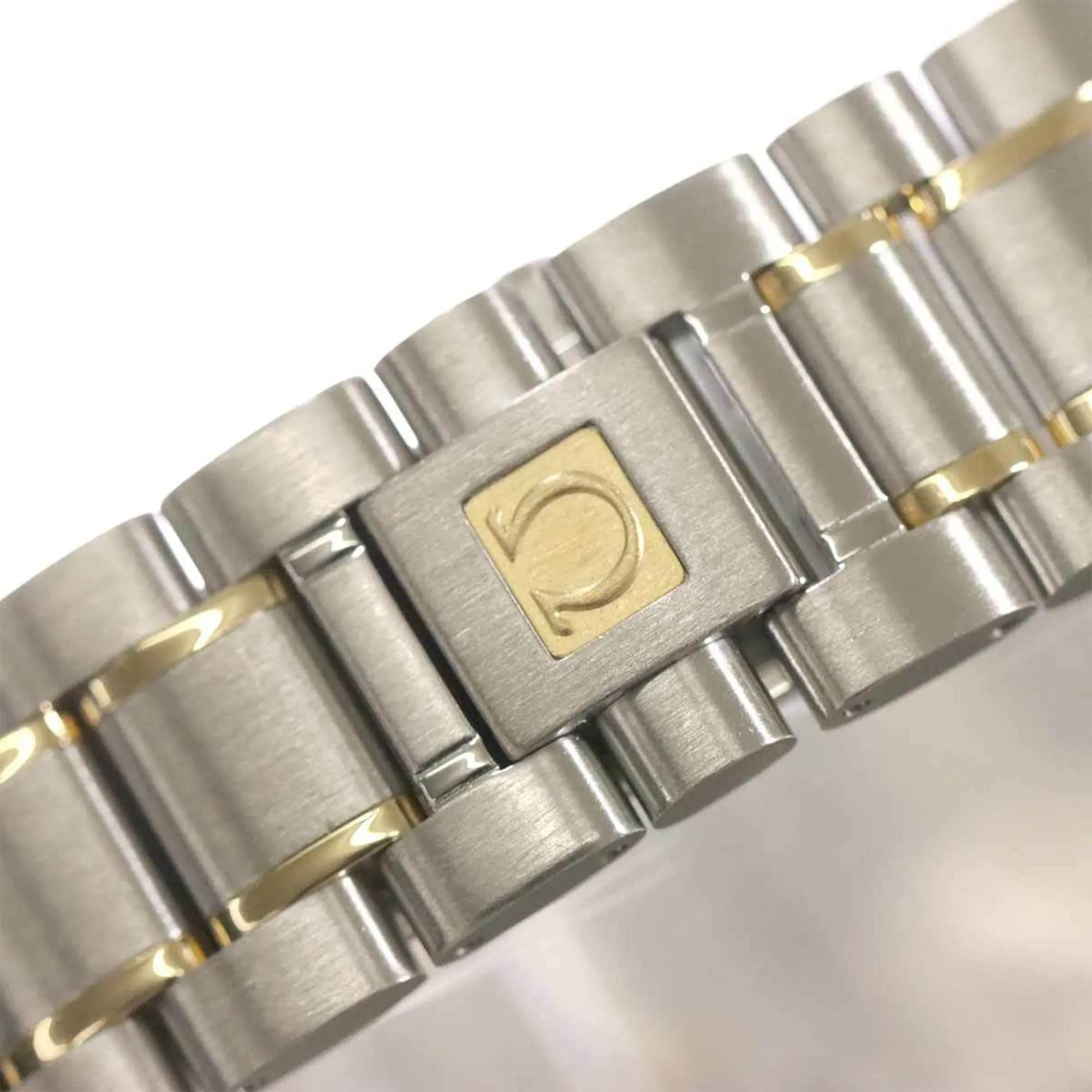 Omega Stainless Steel yellow gold Wristwatch (Pre-Owned)
