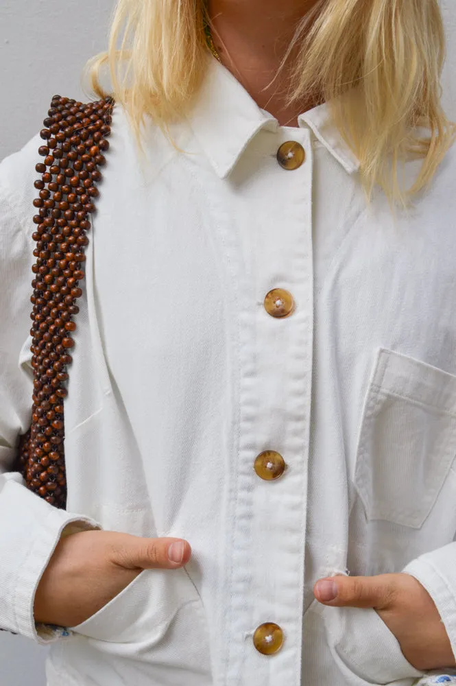 One Collective Livorno Ecru Artists Jacket
