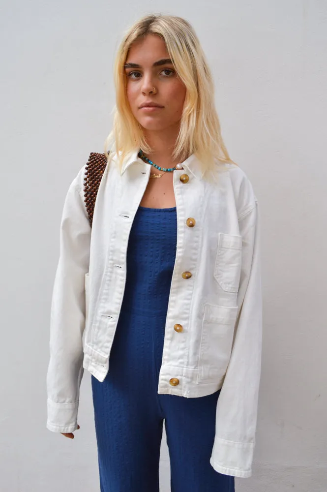 One Collective Livorno Ecru Artists Jacket