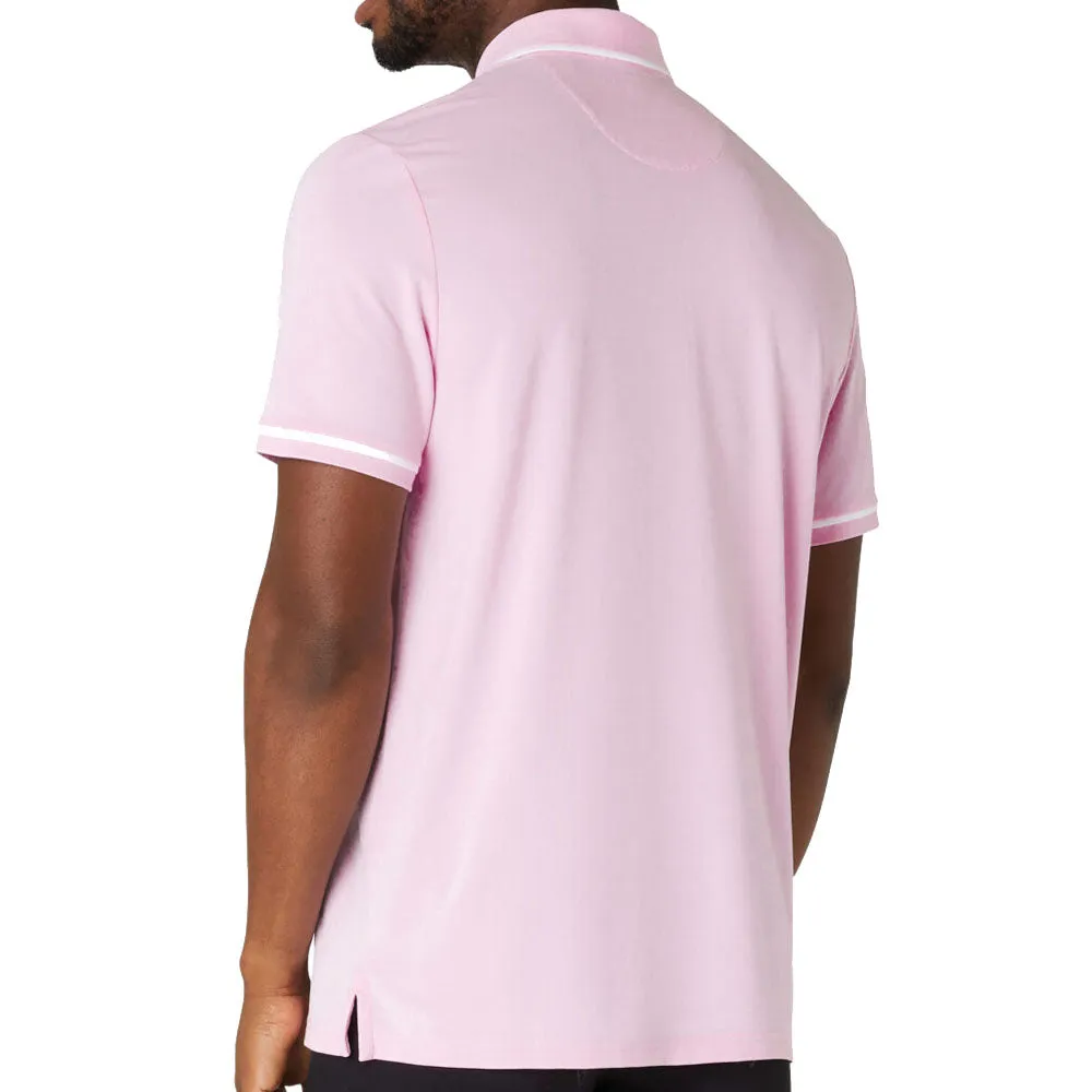 Original Penguin Heritage Polo Large Pete Logo Polo Shirt - Gelato Pink