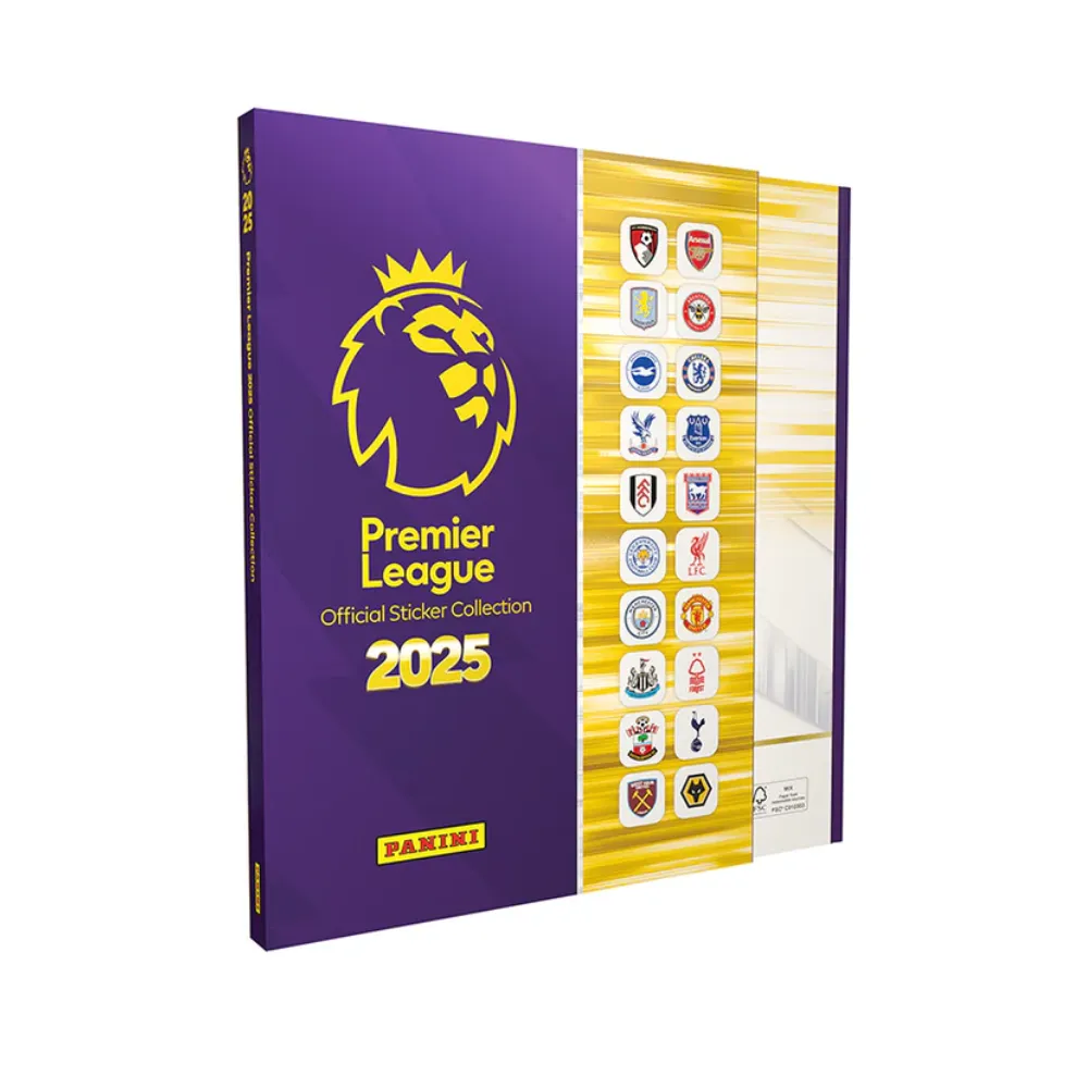Panini Premier League 2025 Official Hardback Binder