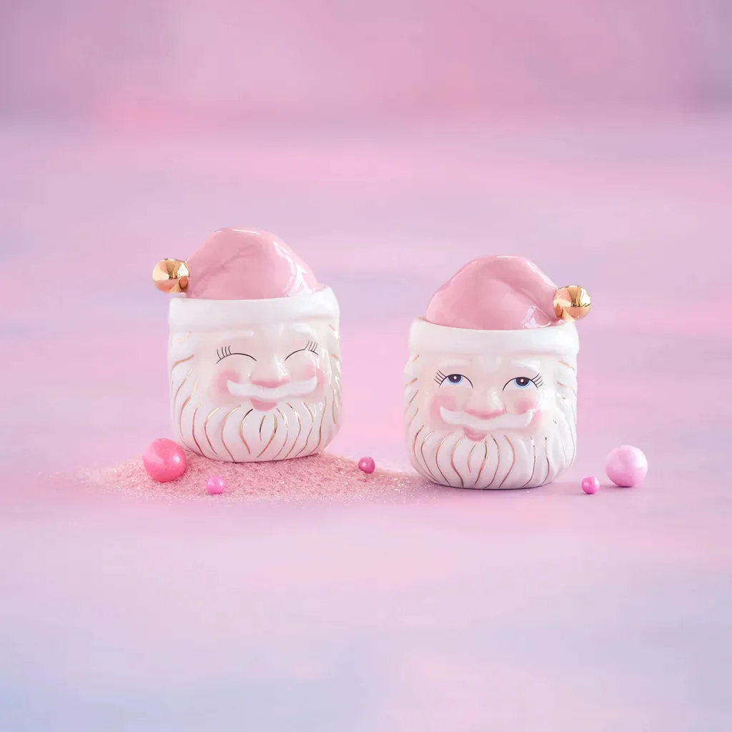 PAPA NOEL IN PINK CANDY JAR