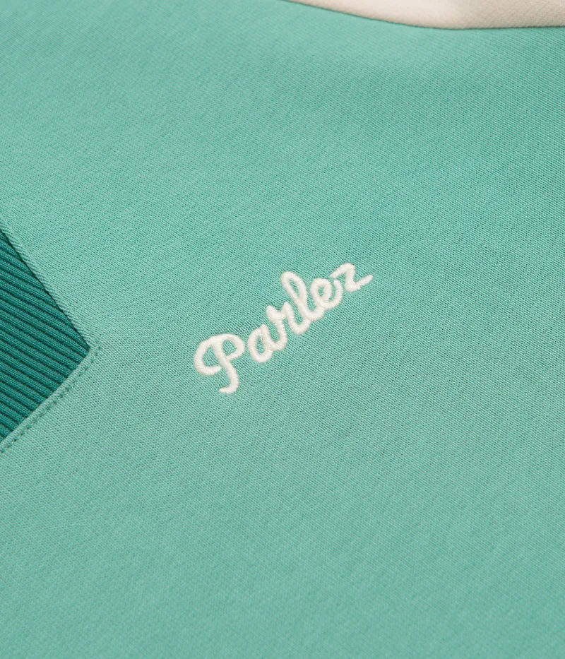 Parlez Zenith 1/4 Zip Sweatshirt - Sage Shore