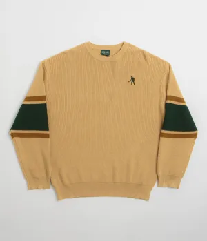 Pass Port Organic Cotton Stripe Knit Sweatshirt - Cream