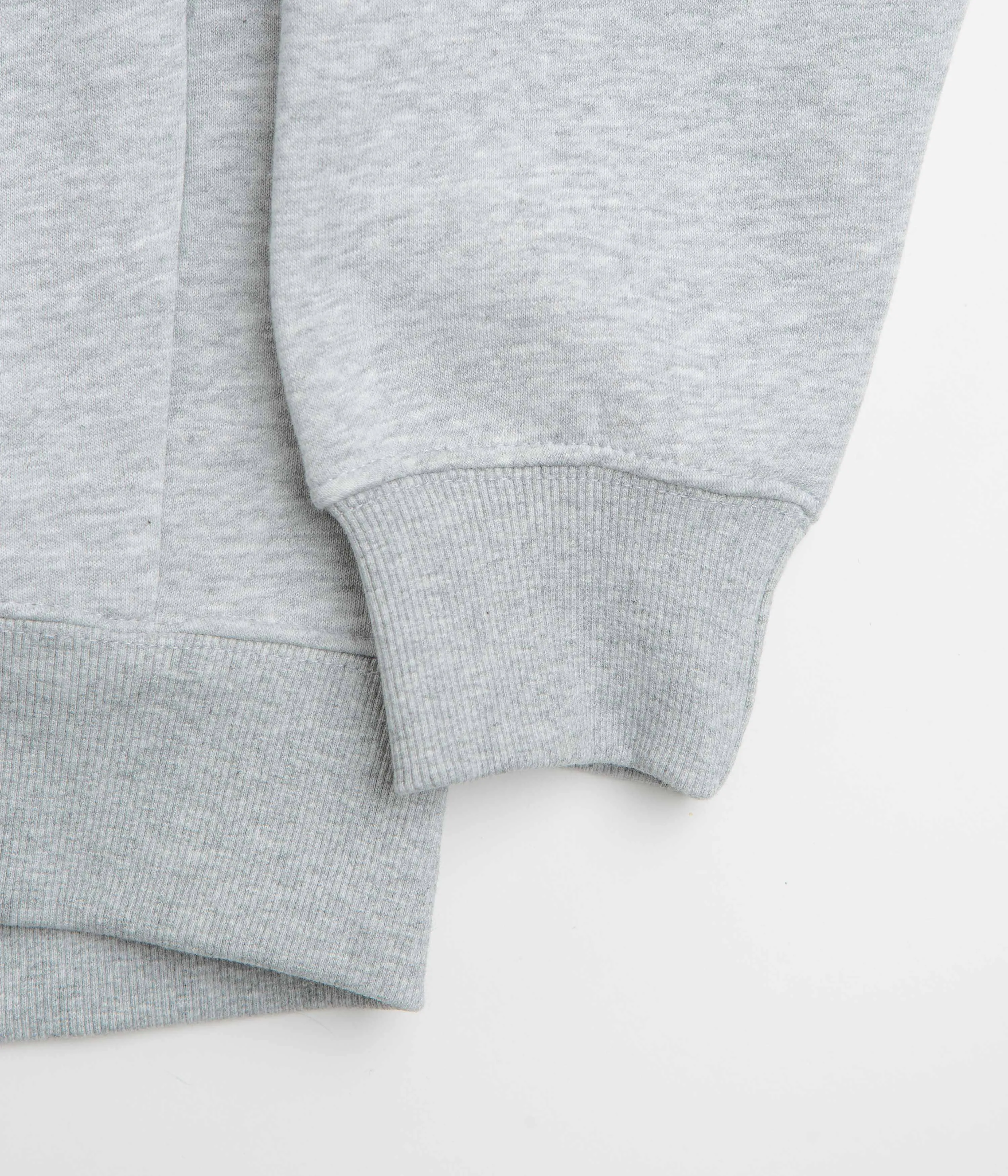 Pasteelo Zip Up Trainer Sweatshirt - Heather Grey