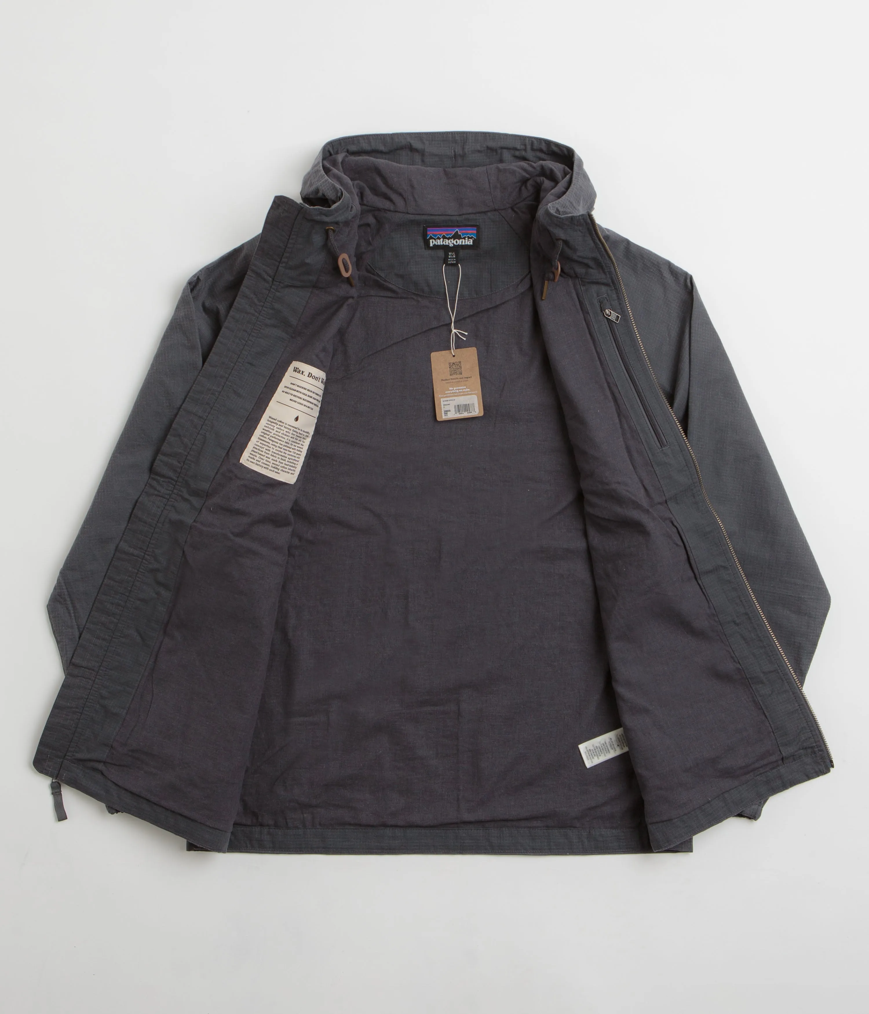 Patagonia Lightweight Waxed Cotton Jacket - Forge Grey