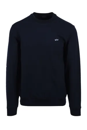 Paul And Shark Crew Neck Sweatshirt Navy