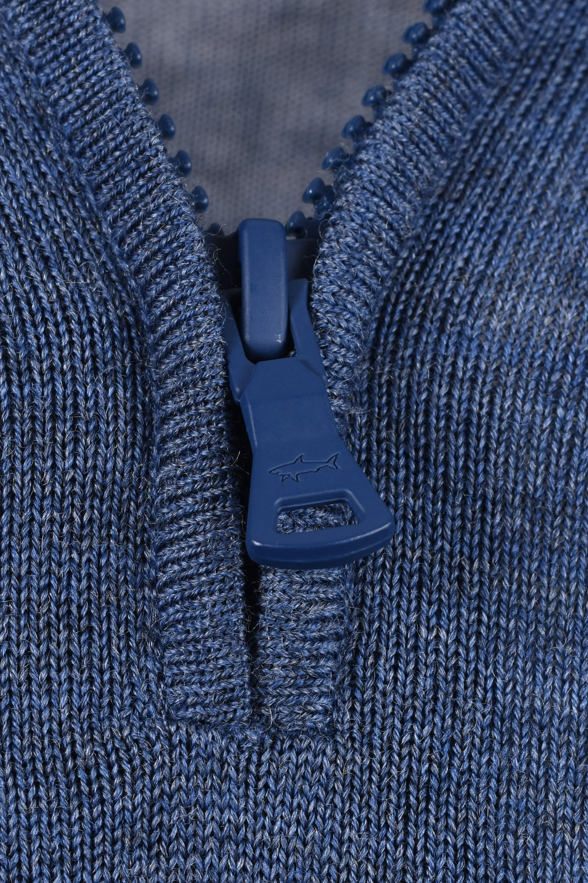 Paul And Shark Half Zip Knitwear Blue