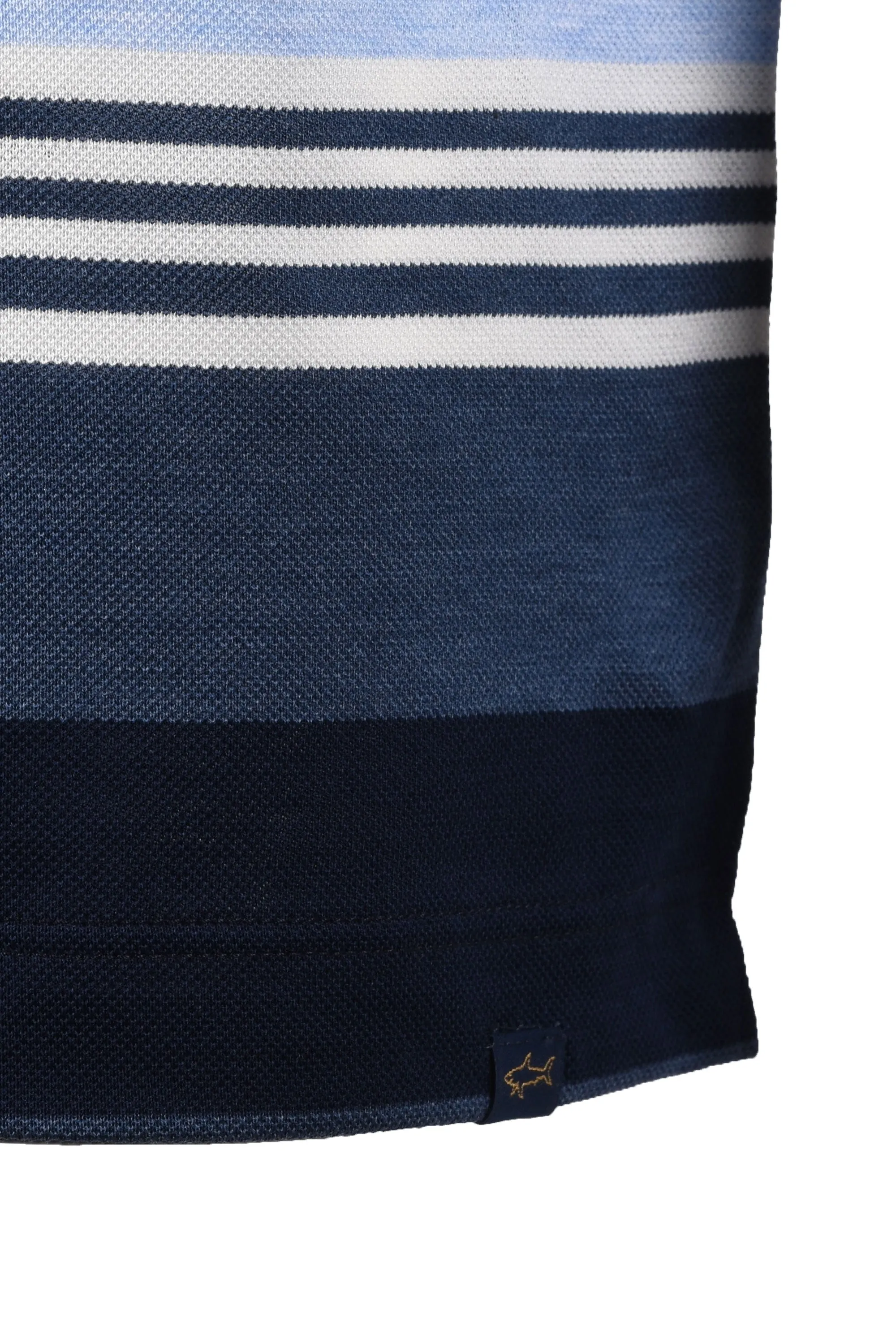 Paul And Shark Polo Blue/White Multi Stripe