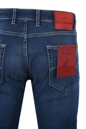 Paul And Shark Red Rivet Jeans Light Denim