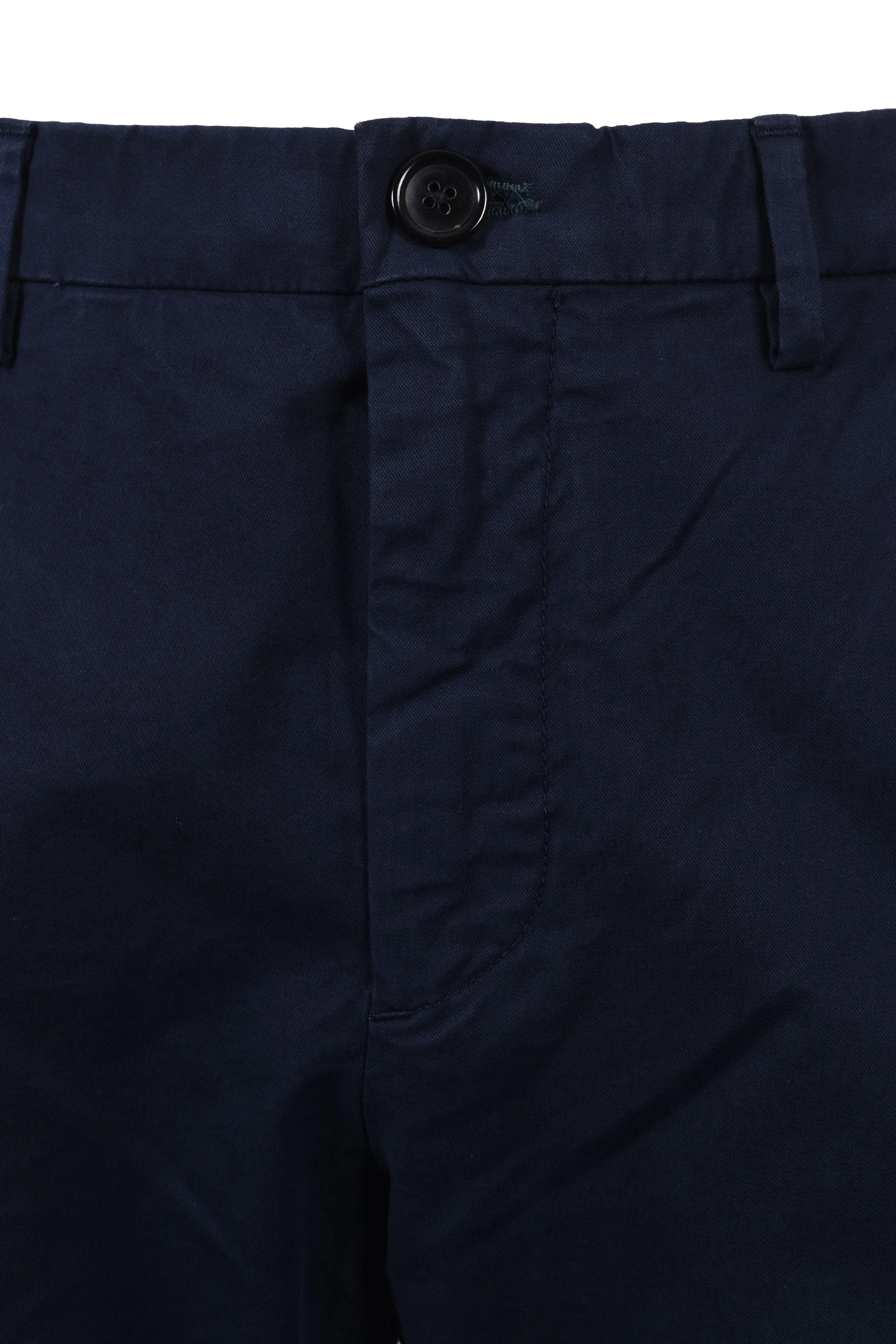 Paul Smith Mid Fit Zebra Logo Chinos Navy