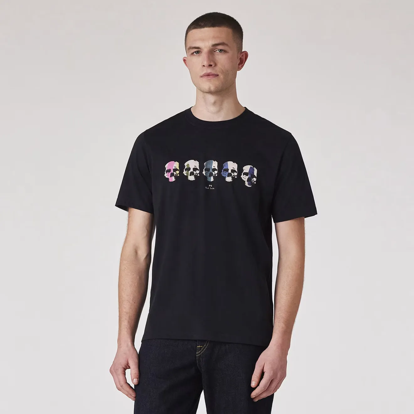 Paul Smith Printed T-Shirt Navy