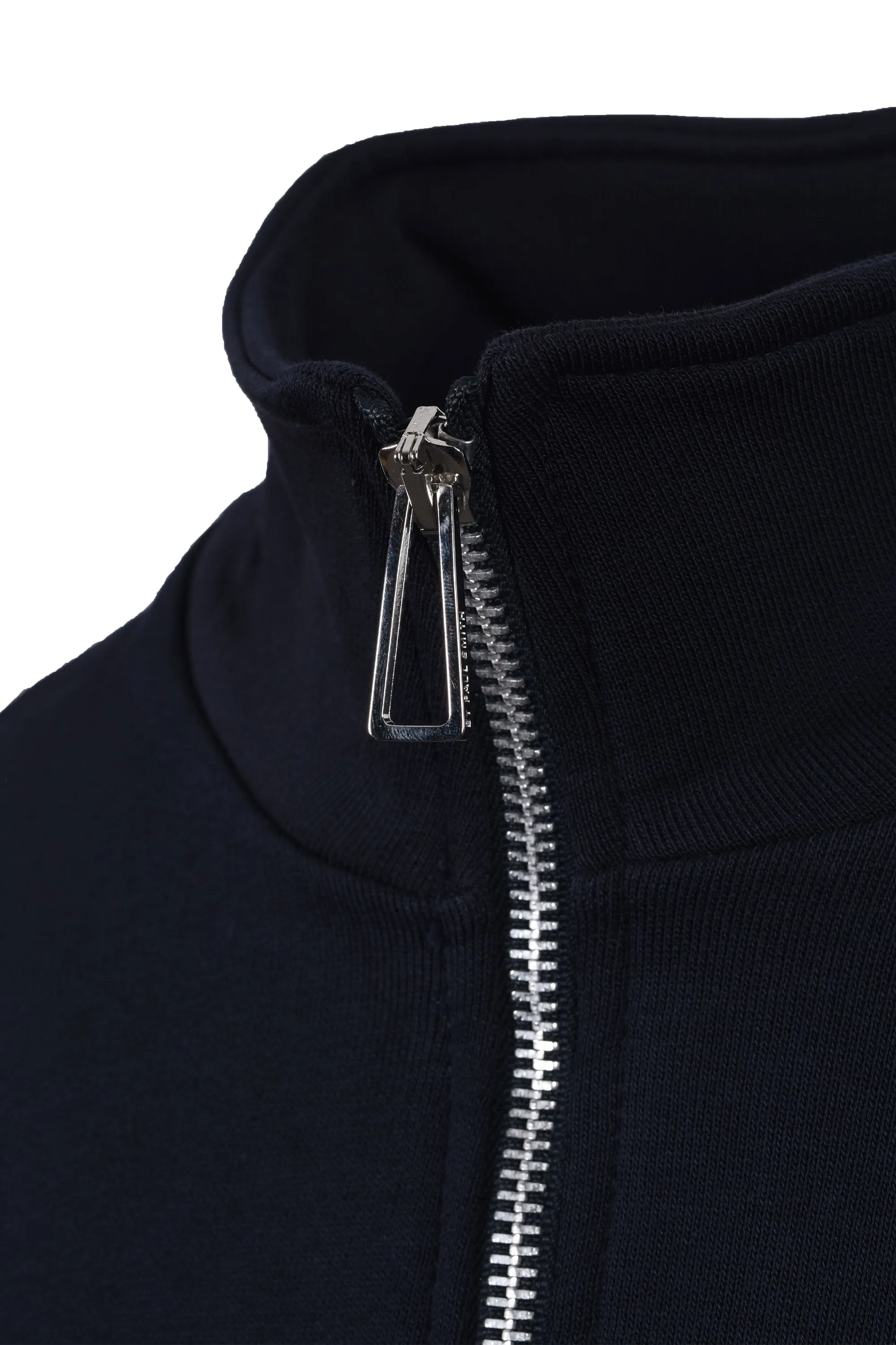 Paul Smith Reg Fit Half Zip Sweat Zebra Dark Navy