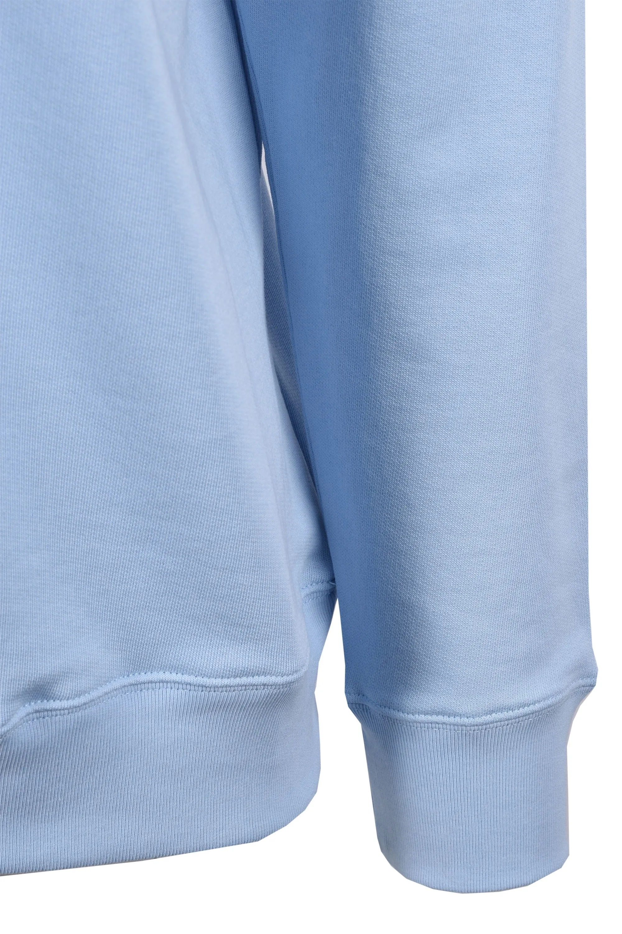 Paul Smith Reg Fit Half Zip Sweat Zebra Light Blue