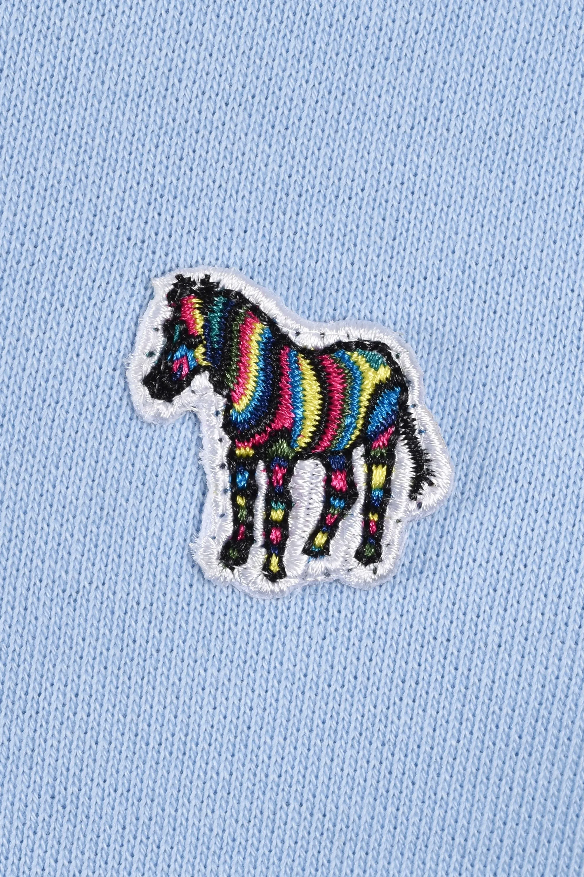 Paul Smith Reg Fit Sweatshirt Zebra Light Blue