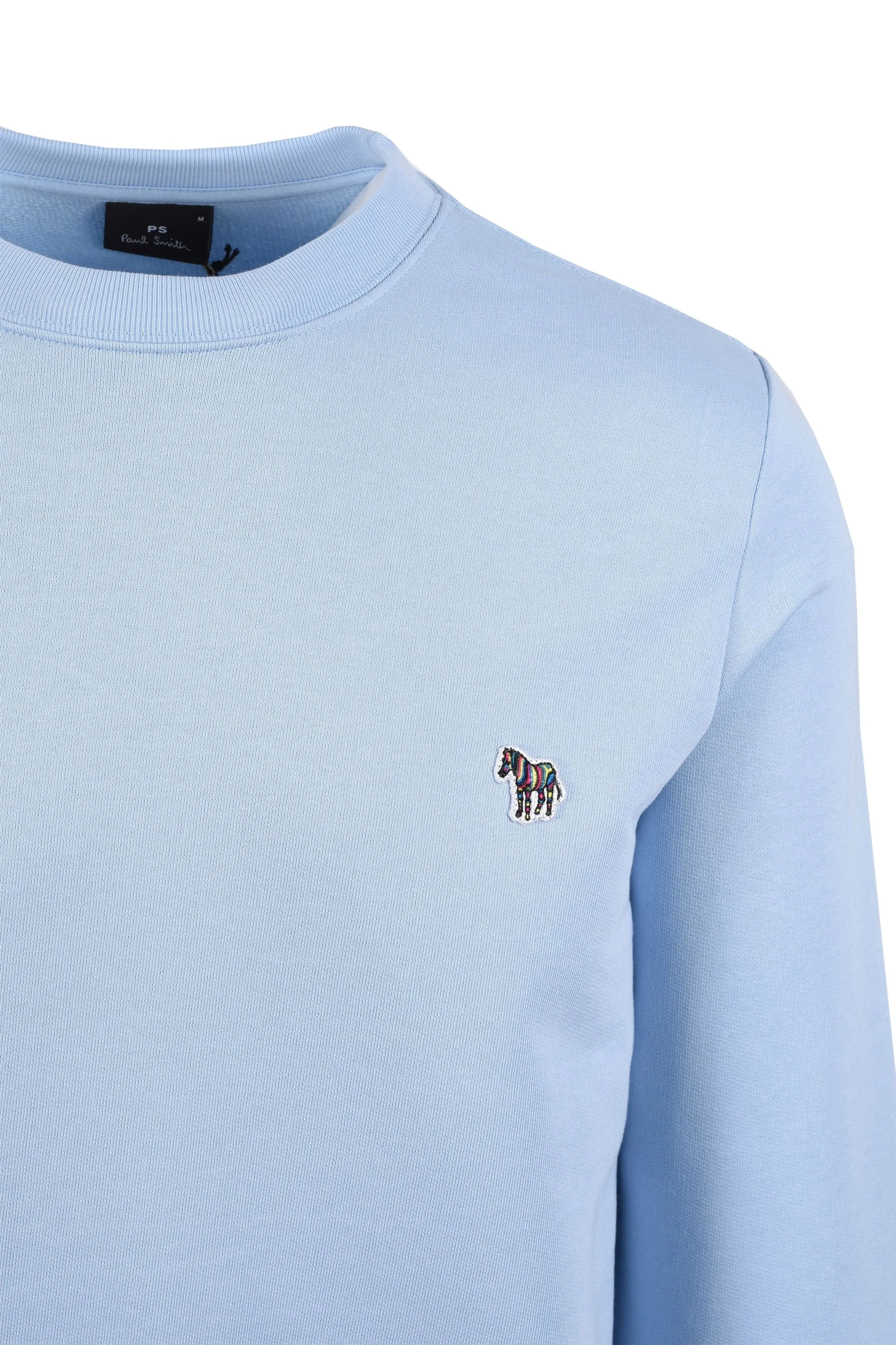 Paul Smith Reg Fit Sweatshirt Zebra Light Blue