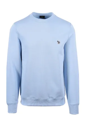 Paul Smith Reg Fit Sweatshirt Zebra Light Blue