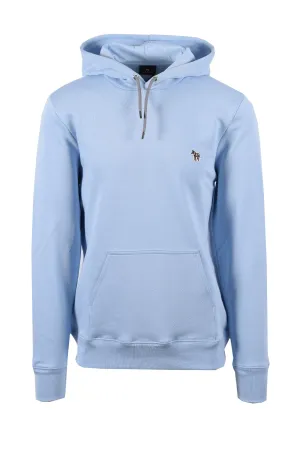 Paul Smith Reg Fit Zebra Logo Hoodie Light Blue