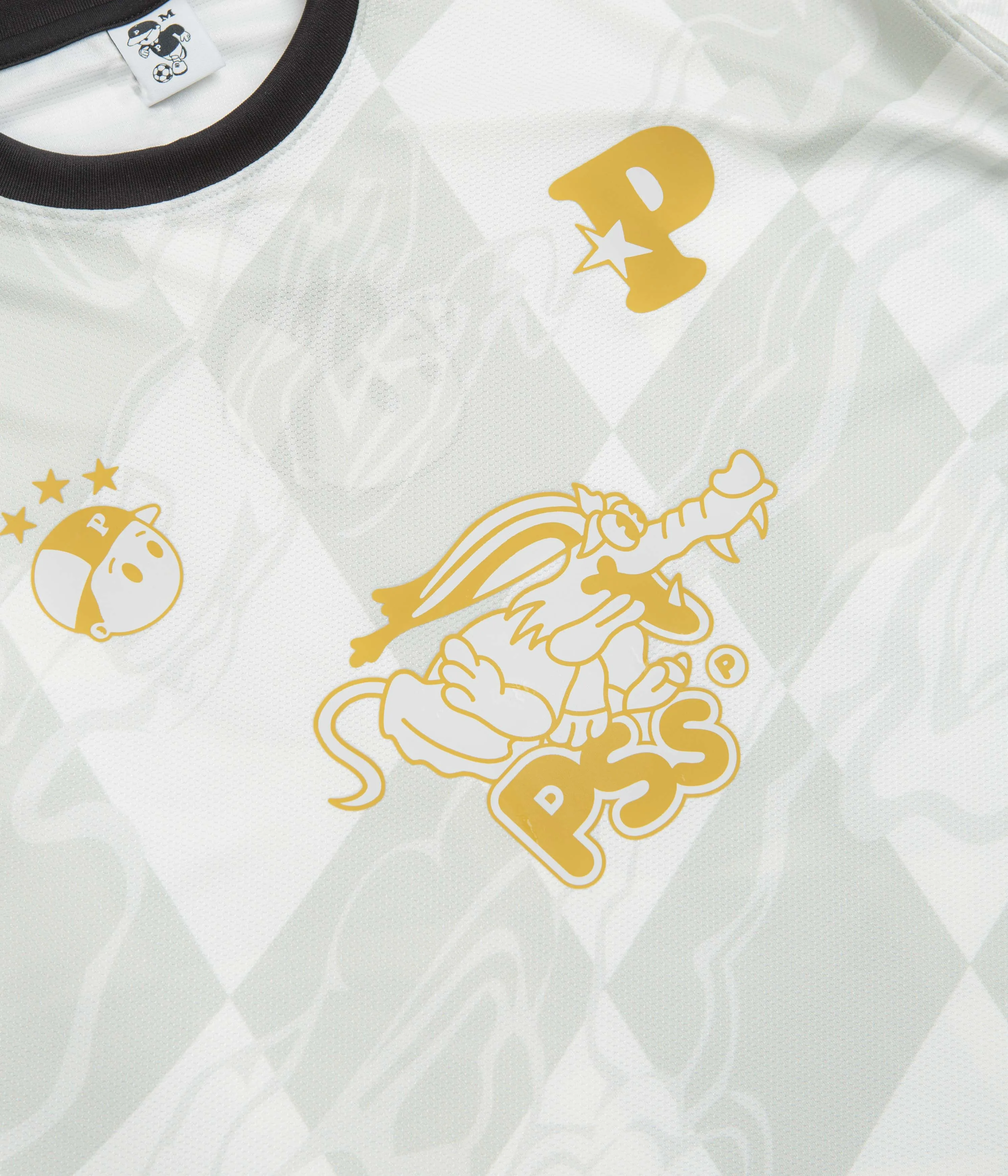 Pawa Speed Sports Doggo Football Shirt - Cream / Gold