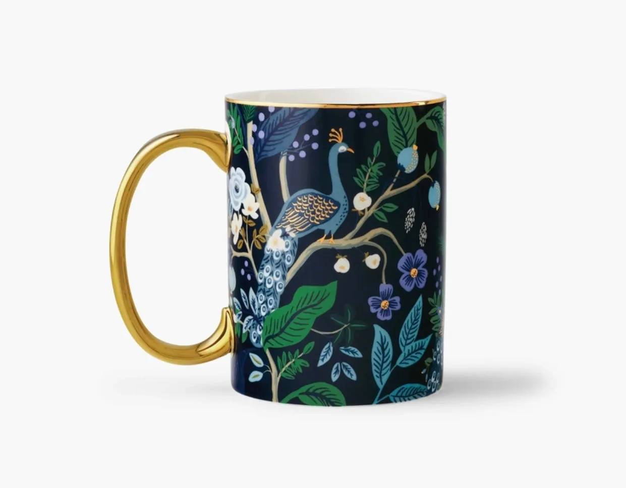 Peacock Porcelain Mug