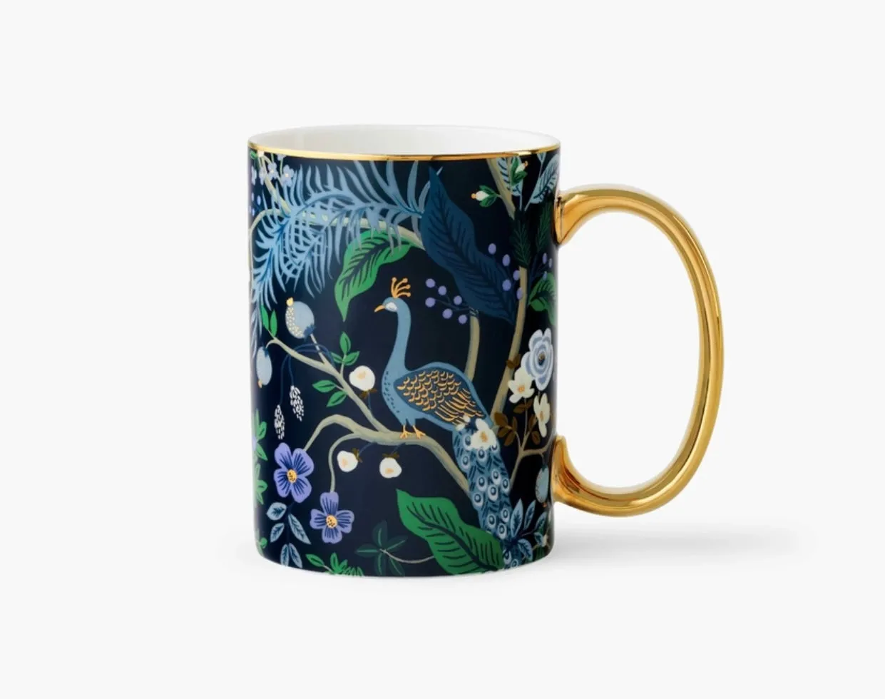Peacock Porcelain Mug