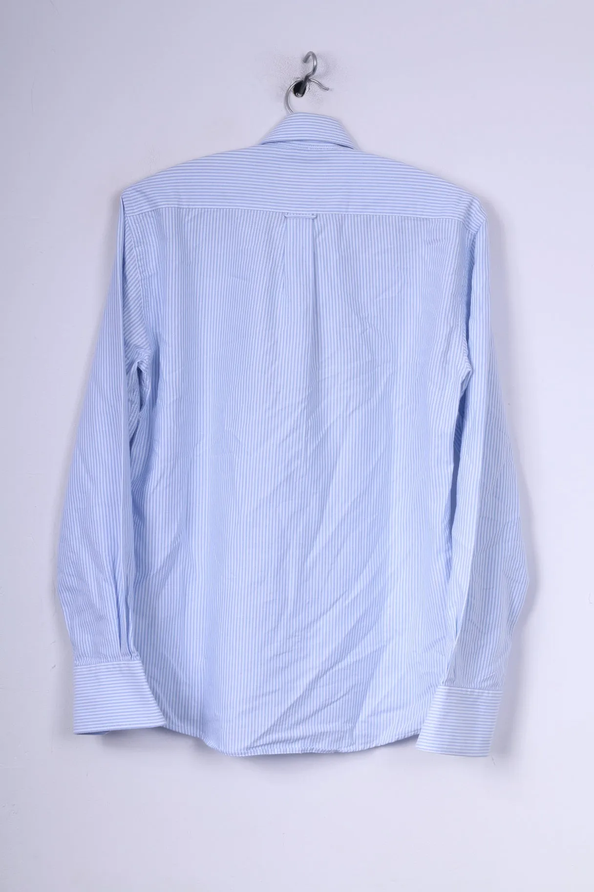 Peak Performance Mens S Casual Shirt Button Down Collar Striped Long Sleeve