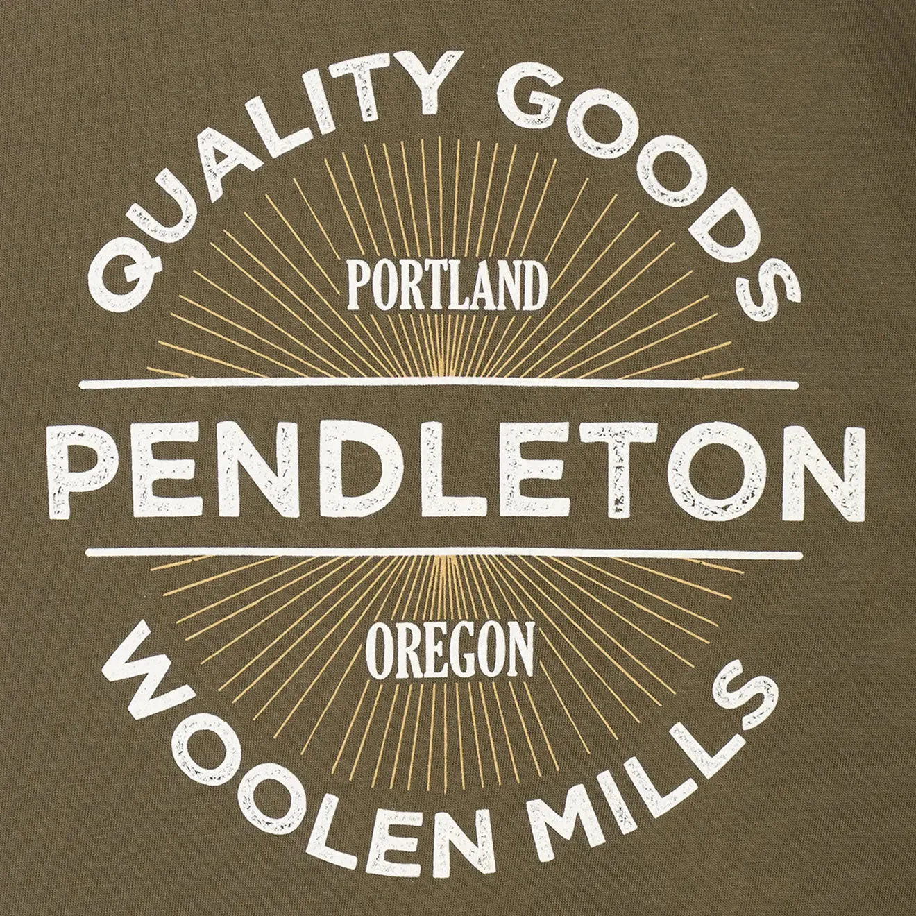 Pendleton Quality Goods T-Shirt Olive