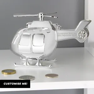 Personalised Helicopter Money Box (MRK-iD)