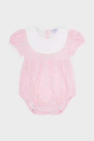 Pink Gingham Baby Bubble