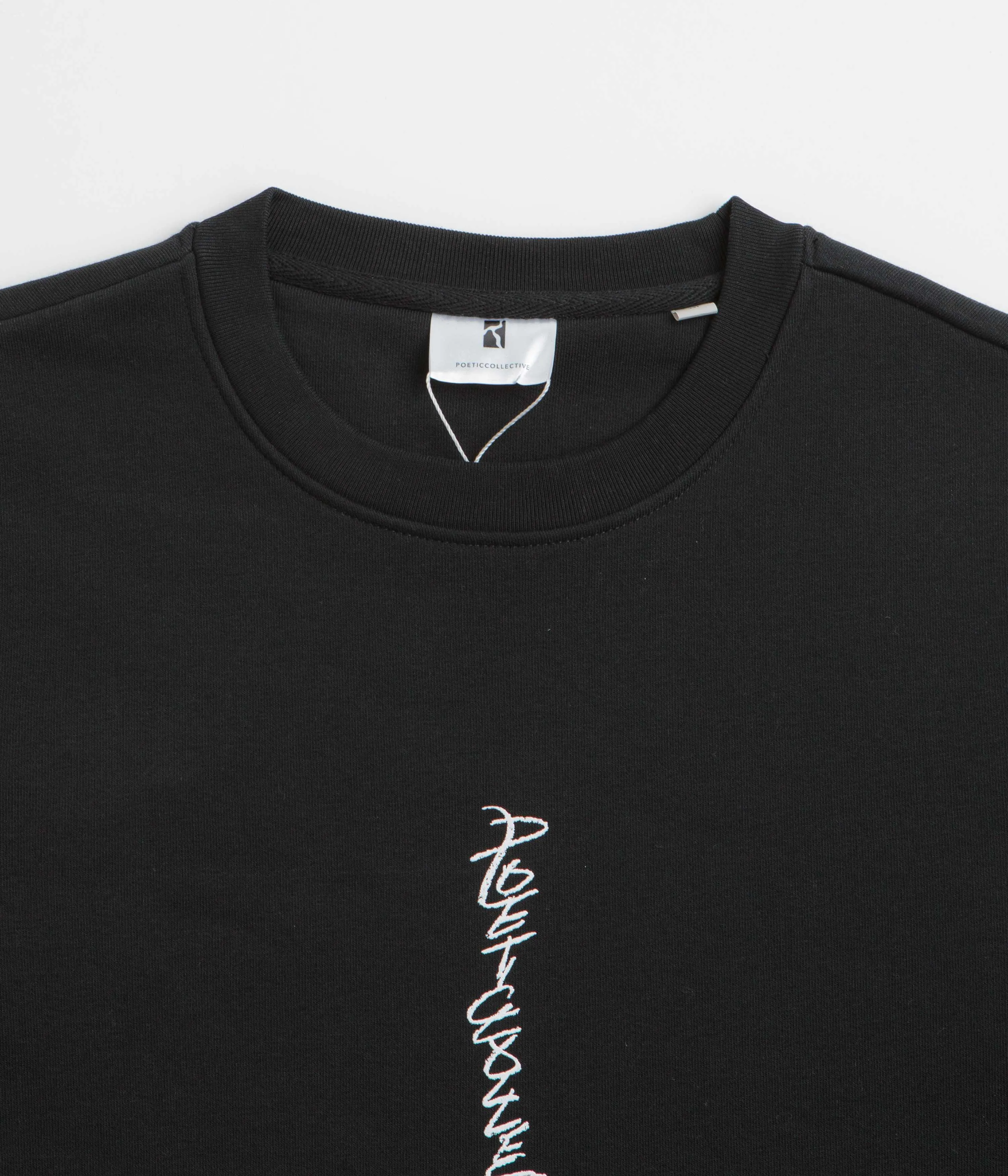 Poetic Collective Demon Crewneck Sweatshirt - Black