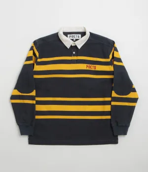 Poets Poets Rugby Shirt - Navy / Yellow