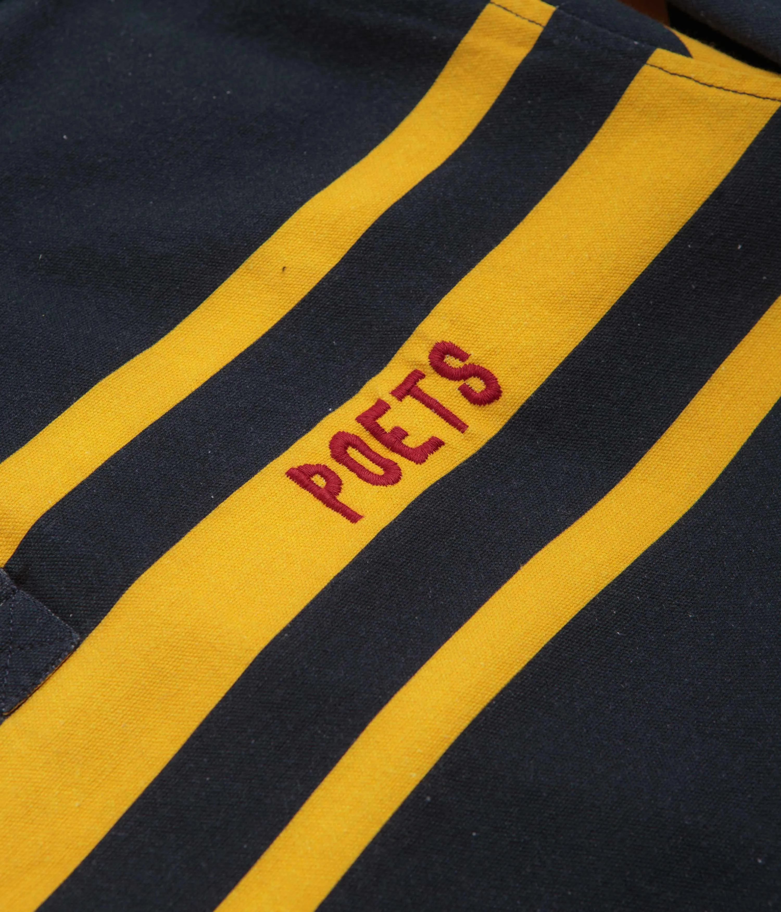 Poets Poets Rugby Shirt - Navy / Yellow