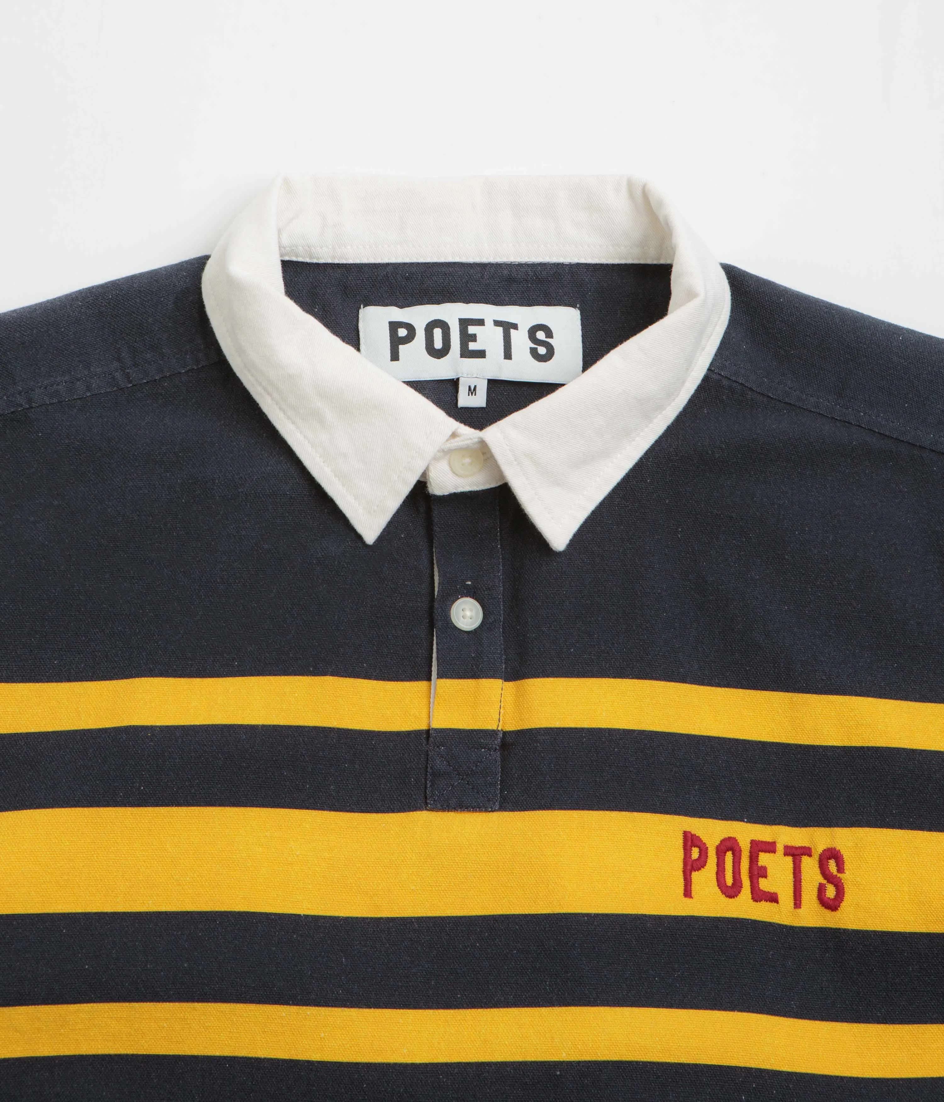 Poets Poets Rugby Shirt - Navy / Yellow