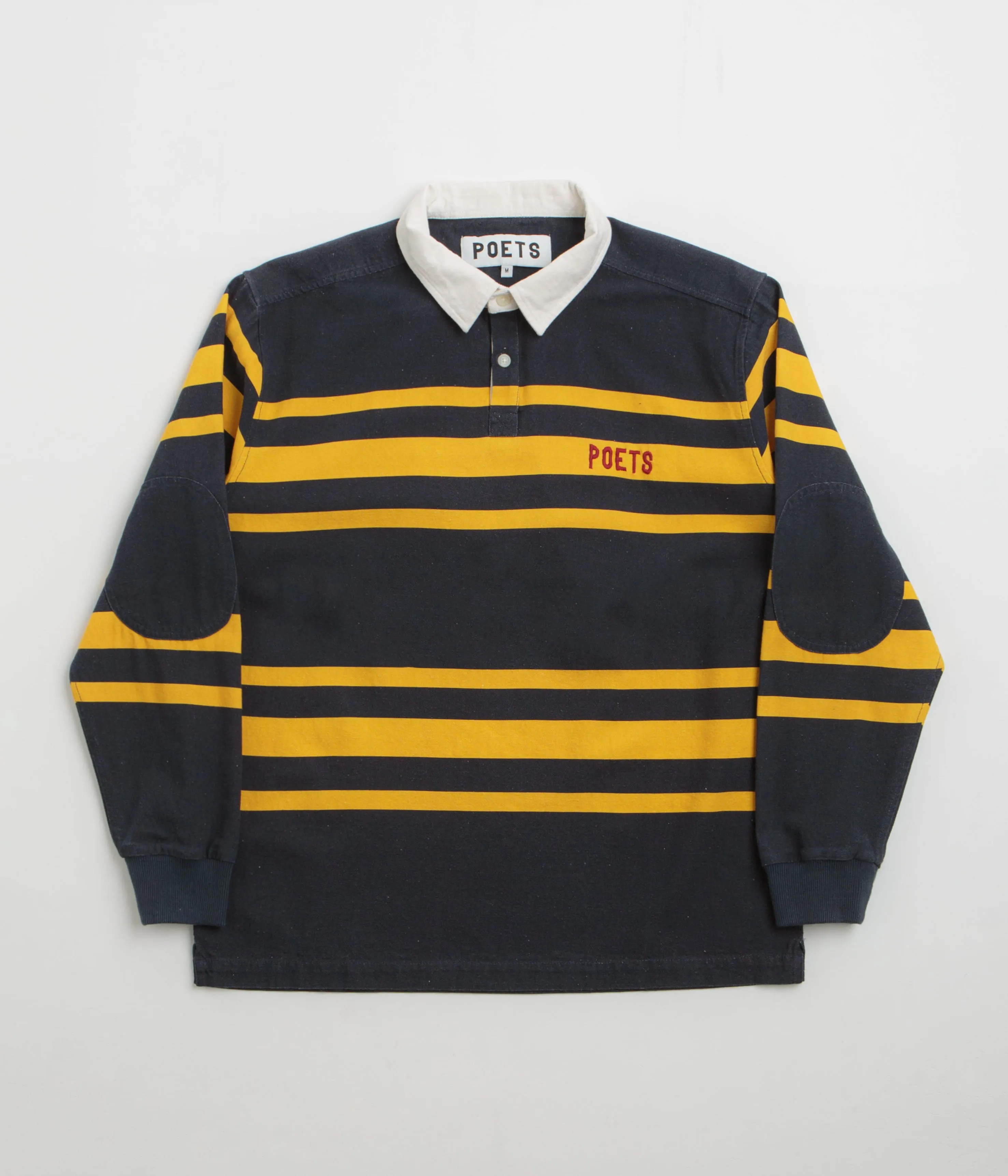 Poets Poets Rugby Shirt - Navy / Yellow