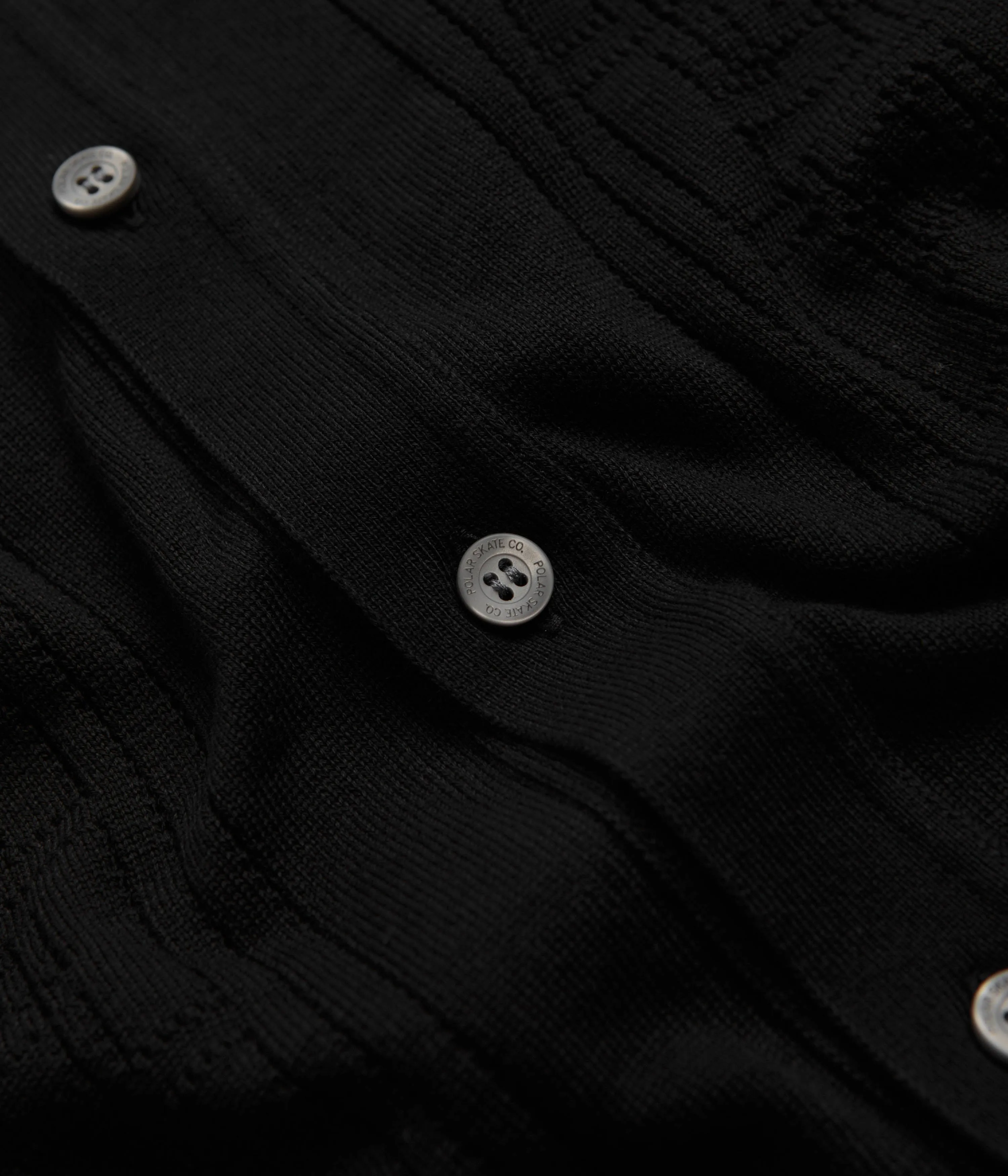 Polar Double P Miles Cardigan - Black