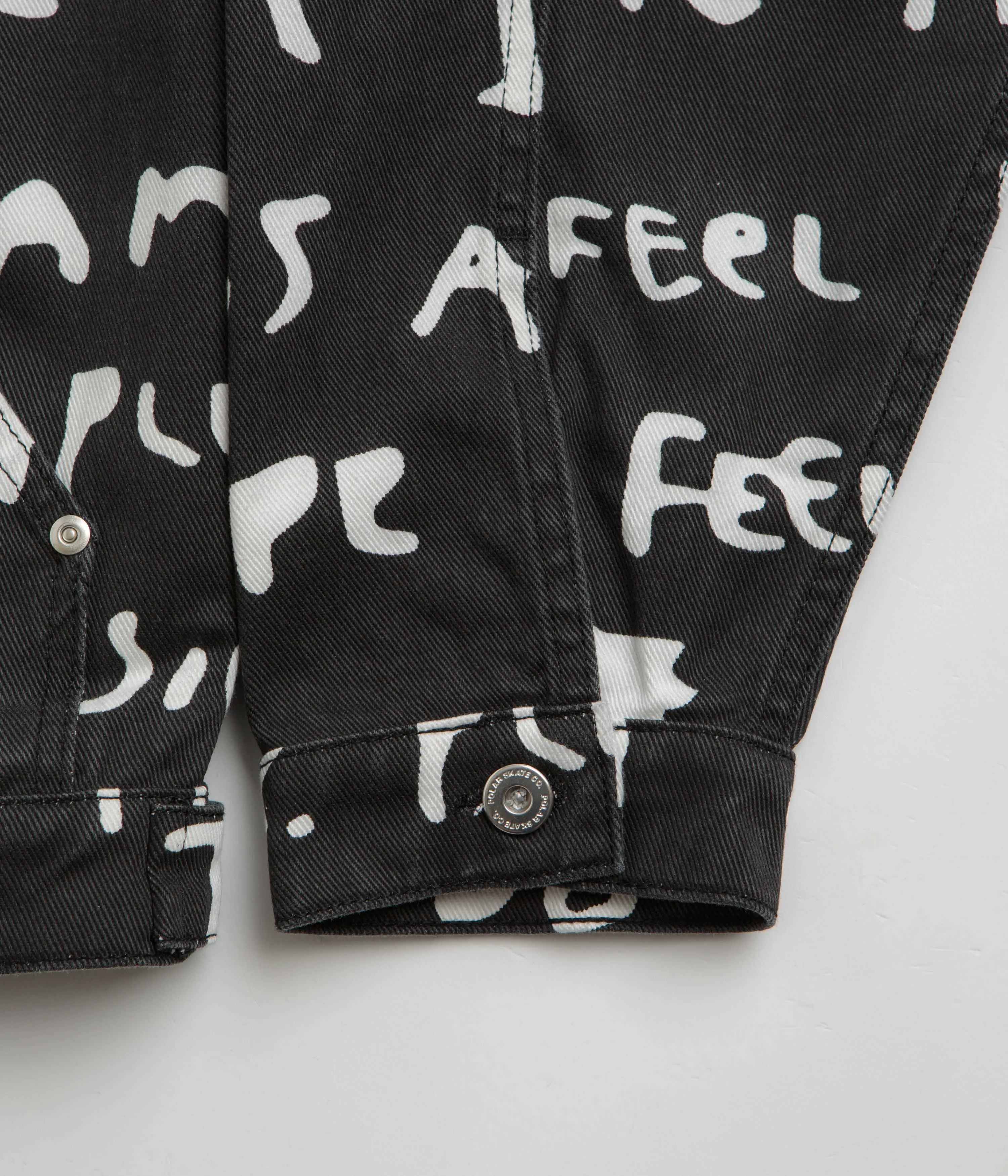 Polar Sad Notes Patrik Jacket - Black / White