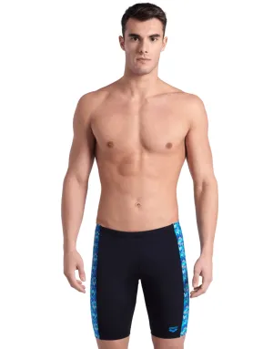 Pooltiles Swim Jammer - Black/Multi