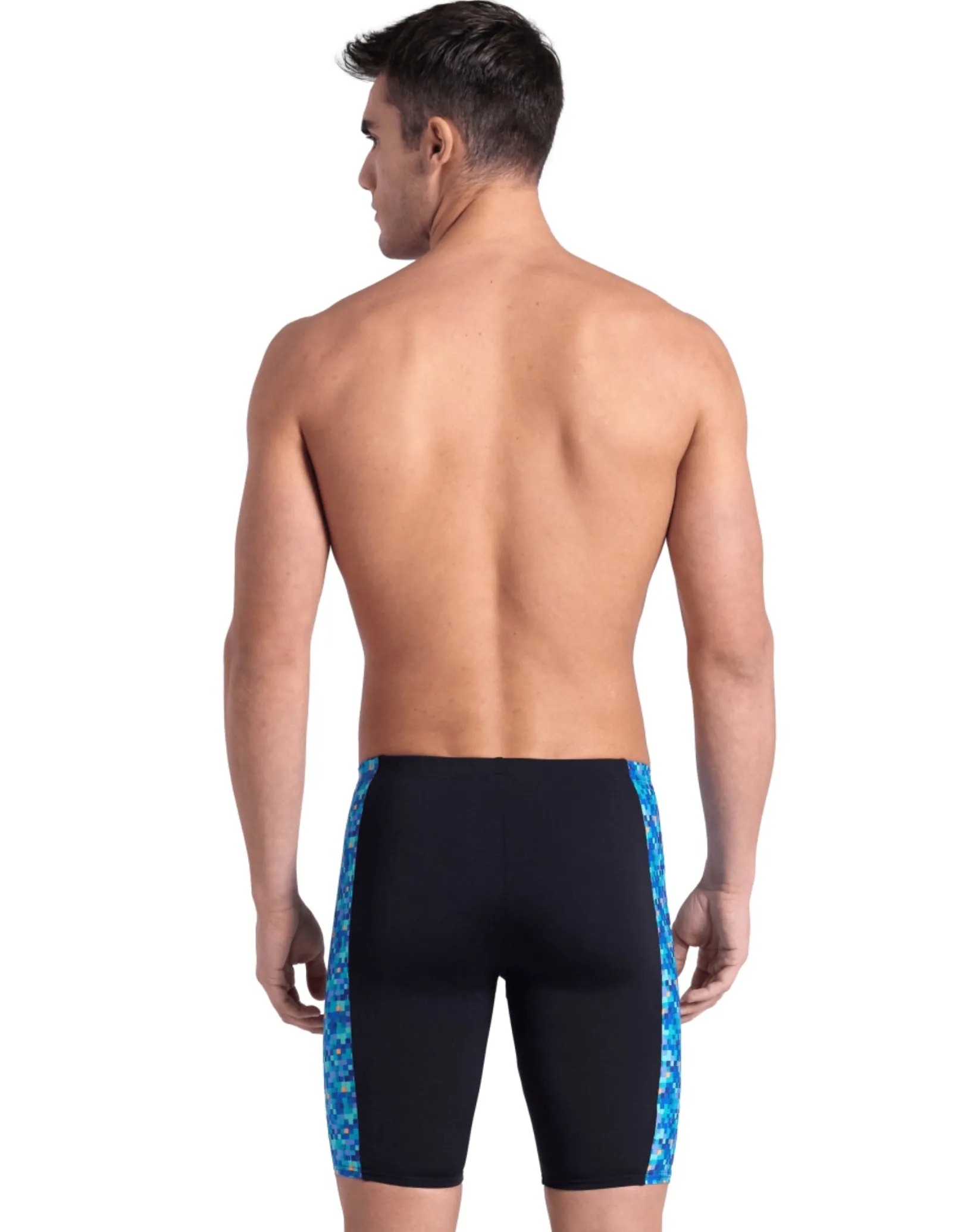 Pooltiles Swim Jammer - Black/Multi