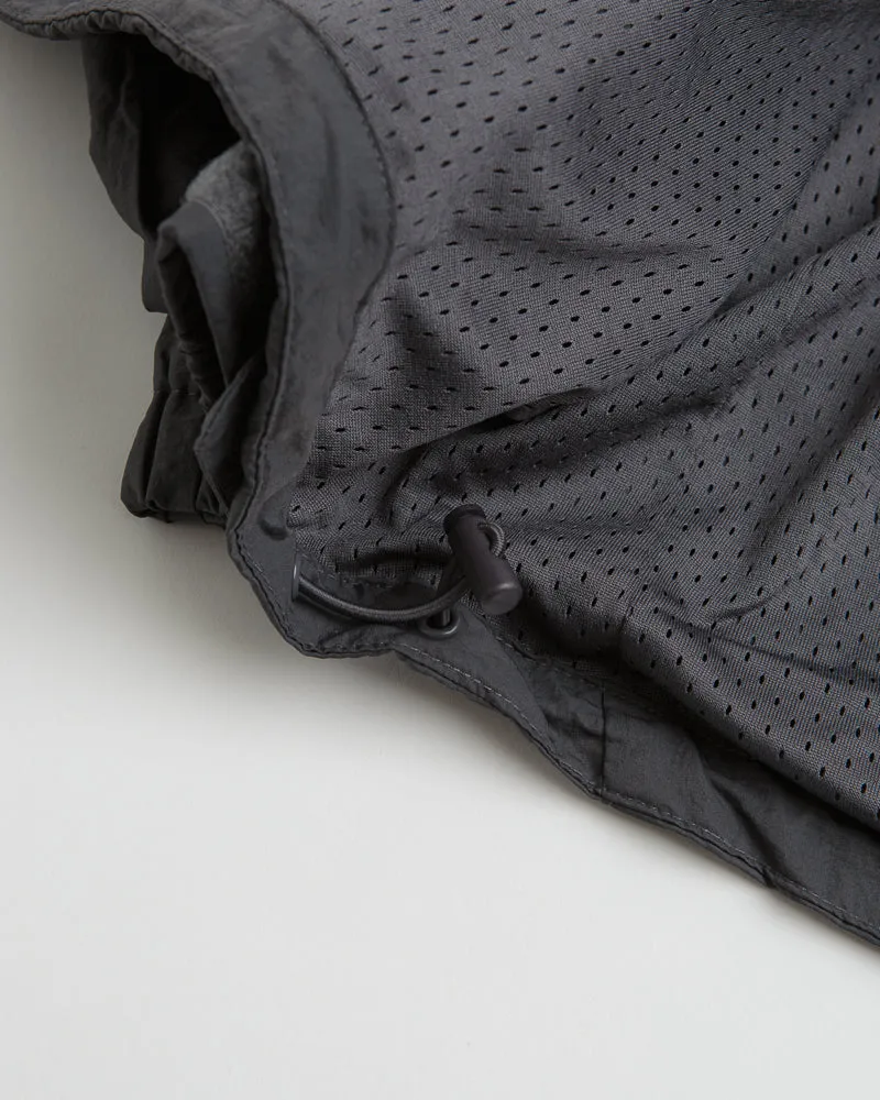 Pop Trading Company Hooded O Jacket - Charcoal