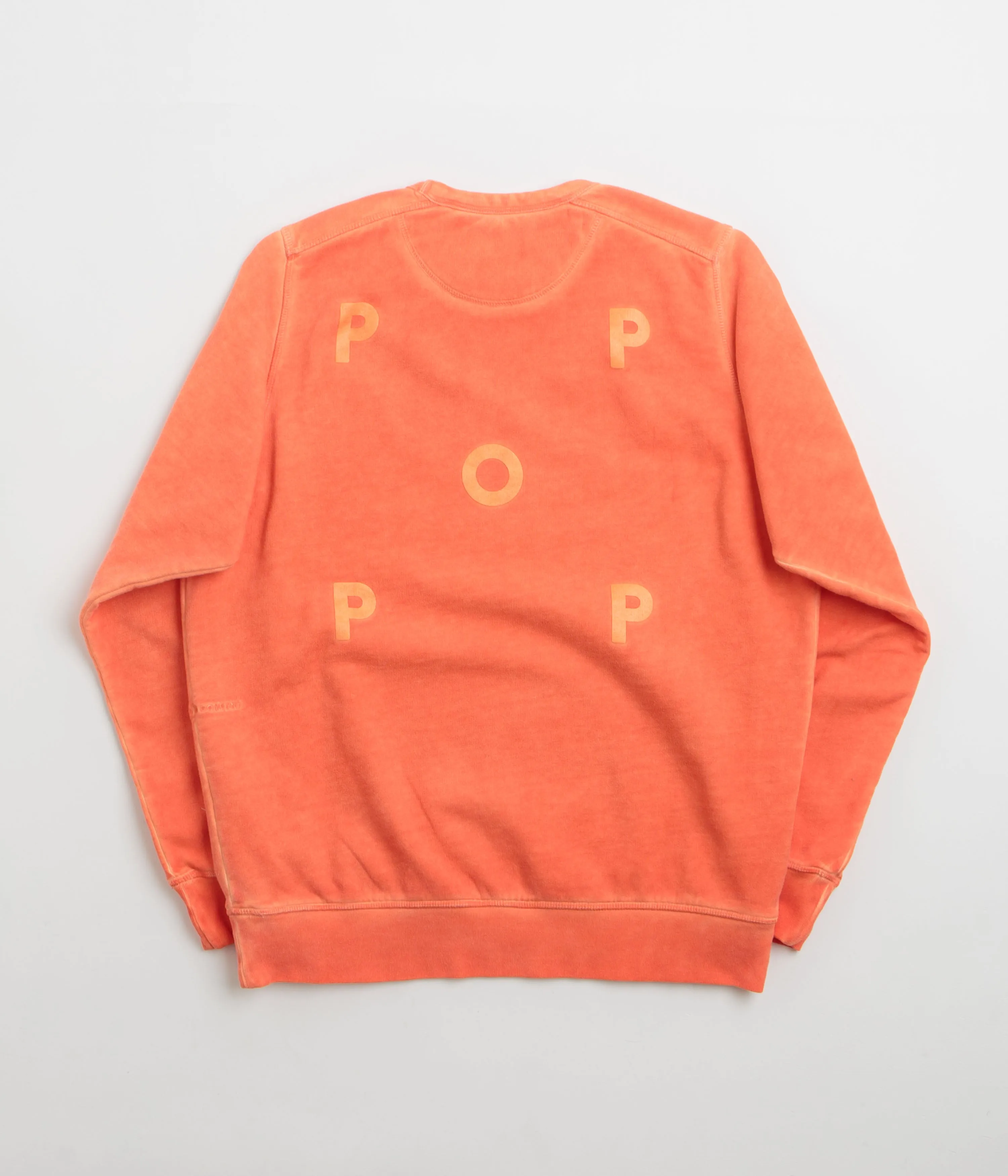 Pop Trading Company Logo Crewneck Sweatshirt - Island Poppy