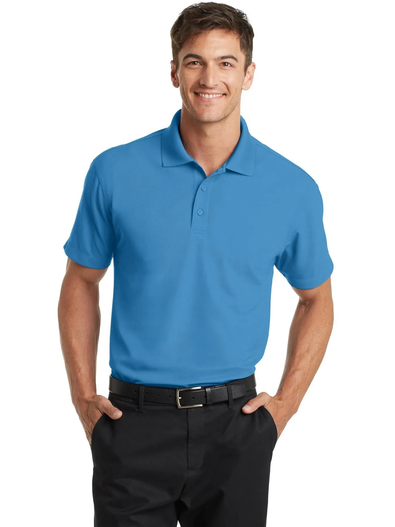 Port Authority Dry Zone Grid Polo