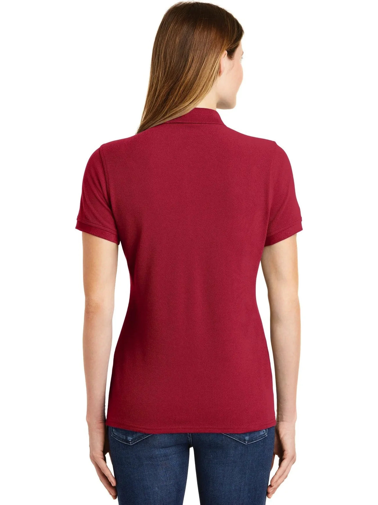 Port Authority Ladies Ring Spun Pique Polo