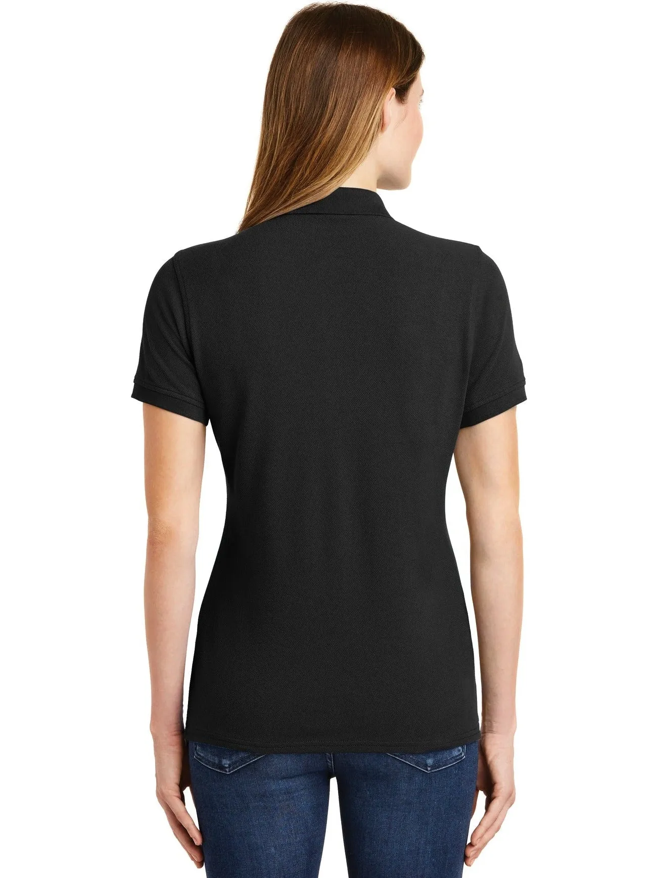 Port Authority Ladies Ring Spun Pique Polo